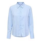 ONLY ONLBERIT LIFE L/S SHIRT NOOS WVN Kadın Blue UK Gömlek - 15320243