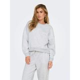 Only Onlbest Lıfe L/S Crew Neck Swt Noos Kadın Gray Sweatshirt - 15338727