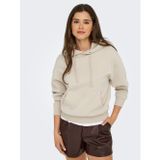 Only Onlbest Lıfe L/S Hood Swt Noos Kadın Gri Sweatshirt - 15338730
