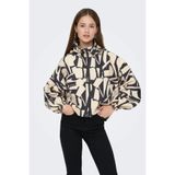 ONLY ONLBETTY Bat Sleeve Kadın Desenli Ceket Oversize