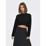 Only Onlbodrum Cropped Pullover Kadın Siyah Kazak - Black - XS