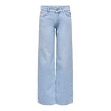 Only Onlbrenda Pamuklu Regular Fit Düşük Bel Geniş Paça Jeans Bayan KOT PANTOLON 15361574