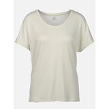 Only Onlcarrie S/s Glitter Top Jrs Kadın T-Shirt Bej (15315976)