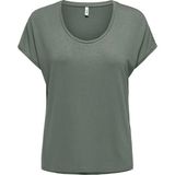 Only Onlcarrie S/s Glitter Top Jrs Kadın T-Shirt Yeşil (15315976)