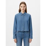 Only Onlcharıs Lıfe Ls Short Shırt Wvn cc Kadın Mavi Gömlek - 15364007