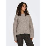 Only Onlcille Kadın Kazak 15350786 - Kahverengi - S