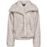 Only Onldawn Life Faux Fur Jacket cc Otw Kadın Sahte Kürk Ceket - Şık ve Sıcak - Bej