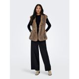 Only Onldawn Lıfe Faux Fur Waıstcoat Otw Kadın Kahverengi Yelek - 15354308