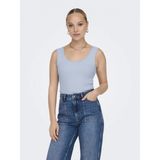 Only Onleasy S/l Tank Top Jrs Kadın Askılı Bluz 15315571 - Açık Mavi