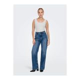 ONLY Onleasy S/L Tank Top Kadın Askılı Bluz, Gri, S Beden