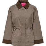 Only Onleja Regular Fit Lastikli Bel Kadife Detaylı Kadın Ceket15336401 - Açık Kahverengi