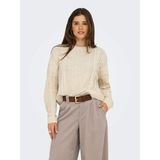 Only Onlelly Life Kadın Kazak 15351234 - Krem - XL