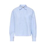 ONLY ONLELOWEN LS STRIPE SHIRT WVN EX Kadın Blue Gömlek - 15380467