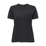 ONLY Onlenja Life T-Shirt, M, EW21GY120352, Siyah, Kadın