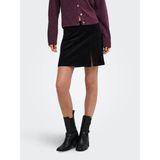 Only Onlflora Hw Cord Short Kadife Siyah Kadın Etek 15382096 - 5-Siyah - XL