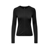 Only Onlfree Life L/s Rib Top Jrs Kadın Uzun Kollu T-Shirt Siyah (15356058)