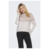 ONLY ONLFRY LS JQ Glitter O-Neck Kadın Triko Kazak – Simli, Uzun Kollu, Yuvarlak Yaka
