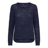 Only Onlgeena Xo L/S Pullover Knt Noos Kadın Blue Uk Gömlek - 15113356