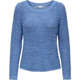 Only Onlgeena Xo L/s Pullover Knt Noos Kadın Mavi Uk Gömlek - 15113356