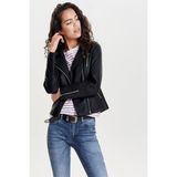 Only OnlGemma Kadın Suni Deri Biker Ceket Siyah (15153079) - 40 - Black
