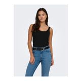 ONLY ONLGEMMA SL U-NECK KNT NOOS Kadın Siyah Kazak - 15314659