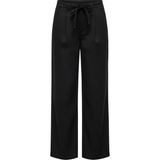 Only Onlgıanna Arıs Mw Wıde Pants Wvn cc Kadın Siyah Pantolon - 15364137 - XL - 32