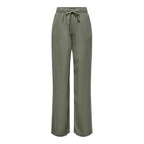 Only Onlgoa Keten Karışımlı Straight Fit Orta Bel Pantolon Bayan PANTOLON 15363676