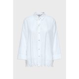 Only Onlgraces % 100 Pamuklu Relaxed Fit Uzun Kollu Bayan Gömlek 15343165 BEYAZ
