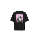 ONLY Onlhalia S/S Sunglasses Top Box Jrs Kadın T-shirt, Siyah, XS