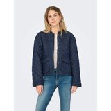 Only Onlhallıe Quılted Dnm Jacket Akm Noos Kadın Mont 15355316 - Mavi - XL