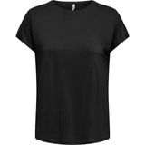Only Onlhannah S/s Batsleeve Top Jrs Kadın T-Shirt Siyah (15371576) - M