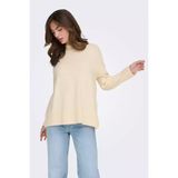 Only Onlhazel Oversize Fit Balıkçı Yaka Örme Kazak Bayan Kazak 15352853 - Krem - XL