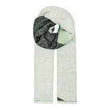 Only Onlhunter Graphic Weaved Sacrf CC Açık Yeşil Kadın Atkısı