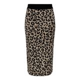 Only Onlib Slim Fit Midi Boy Leoparlı Etek Bayan ETEK 15350672