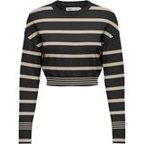 Only Onlıbı Ls Cropped Pullover cc Knt Kadın Kazak 15262149 - Mavi - XS