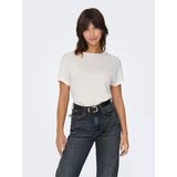 ONLY ONLIRINA S/S O-NECK TOP JRS NOOS Kadın Beyaz T-Shirt - 15349079