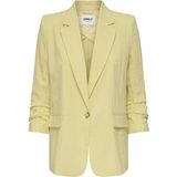 Only Onlita Regular Fit Kruvaze Yaka Blazer Ceket Bayan Ceket 15370275 - 34 - Sarı