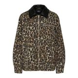 Only Onlıvra Canvas Pu Collar Jacket Otw Kadın Gri Mont - 15354809