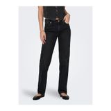 Only Onljacı Mw Straıght Bl Dnm Cro Kadın Siyah Jean - 15301779