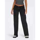 Only Onljuıcy Lw Wıde Leg Dnm Rea1099 Kadın Black Denim Pantolon - 15333082