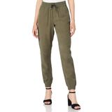 ONLY ONLKELDA-Emery geniş bacak kesimli kadın pantolonu, normal kesim, geniş bacak kesimli pantolon, Üzüm Yaprağı, 36W / 32L