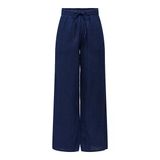 Only Onlleonı Seersucker Pull Up Pants Wvn Kadın Blue Pantolon - 15367285