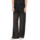 Only ONLLIAN Lace Kadın Pantolon Geniş Paça Dantel Detaylı Şık Günlük Siyah