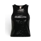 Only Onllındsay Sequıns Tank Top Wvn Kadın Gri Bluz - 15332690