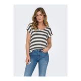 ONLY ONLLIRA LIFE S/S V-NECK TOP JRS NOOS Kadın Siyah Bluz - 15252103