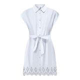 ONLY ONLLOU LIFE EMB S/S SHIRT DRESS PTM Elbise Kadın