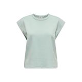 ONLY Onllucıa Bisiklet Yaka Kolsuz T-Shirt, M, 15346670, Pembe, Kadın