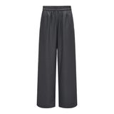 ONLY Onllulu Life Loose Pants WVN kadın pantolonu, koyu gri melanj, S