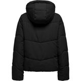 Only Onlmaggı Life Short Puffer cc Otw Kadın Kısa Şişme Mont - Modern ve Sıcak - Siyah - XL