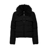 Only Onlmaggi Regular Fit Tüy Detaylı Klasik Yaka Bayan Mont 15322000 SİYAH